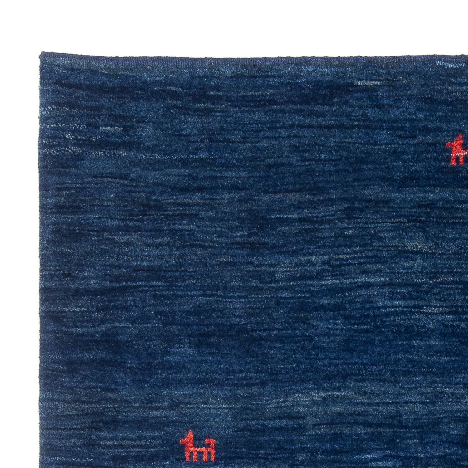 Tapis Gabbeh - Persan - 190 x 150 cm - bleu foncé