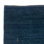 Tapis Gabbeh - Persan - 216 x 132 cm - bleu foncé