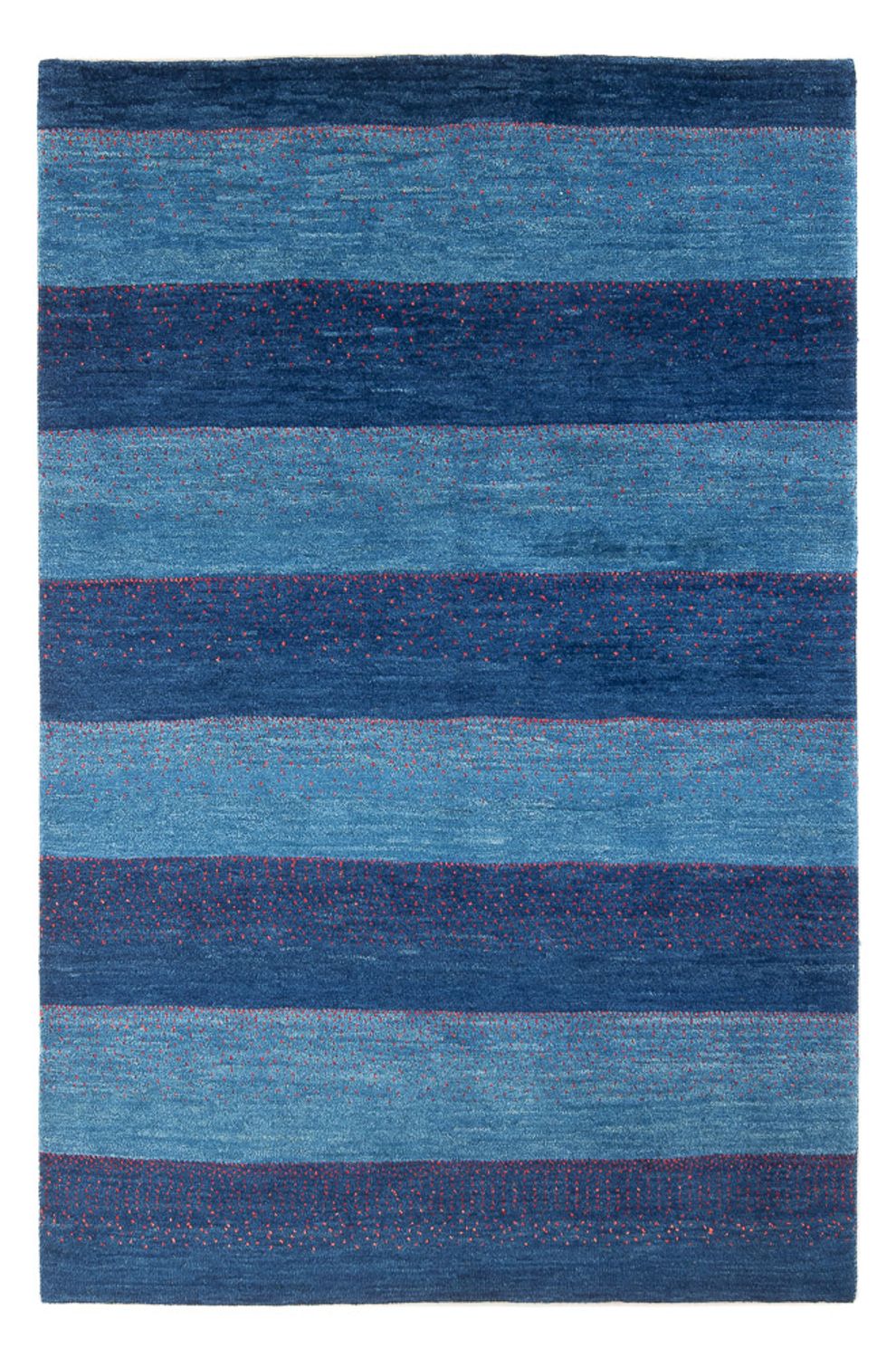 Tapete Gabbeh - Persa - 200 x 140 cm - azul escuro