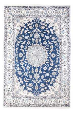 Tapis persan - Nain - 296 x 196 cm - bleu