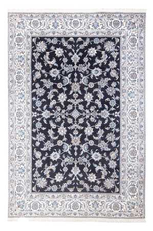 Tapis persan - Nain - 288 x 191 cm - bleu foncé