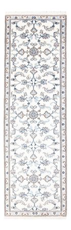 Alfombra de pasillo Alfombra persa - Nain - 284 x 78 cm - plata