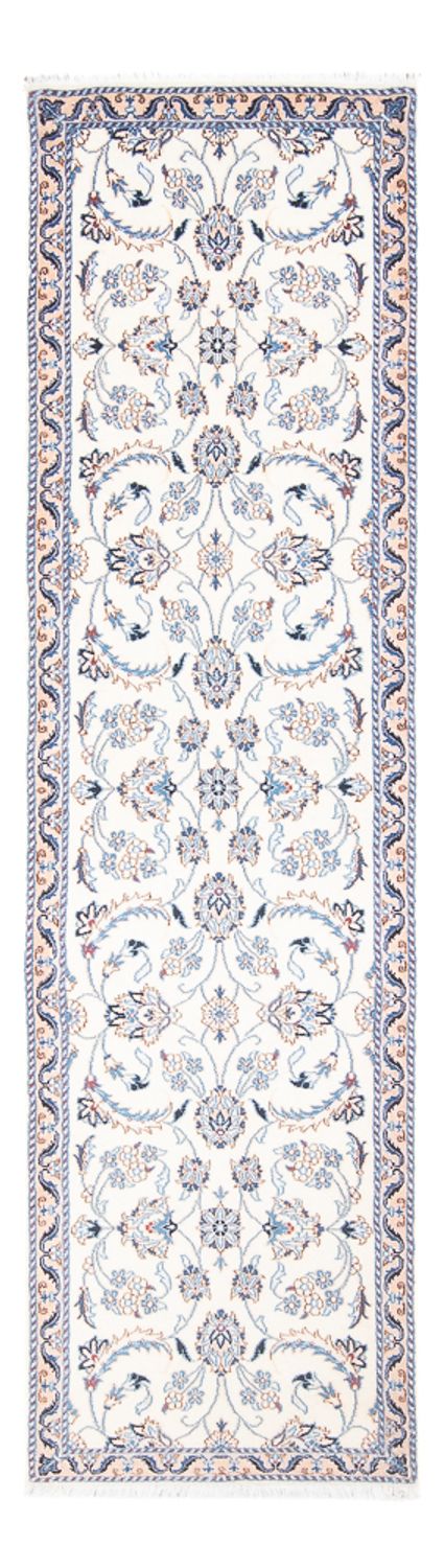 Tapis de couloir Tapis persan - Nain - 292 x 81 cm - argent