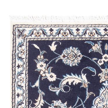 Tapis persan - Nain - 140 x 90 cm - bleu foncé