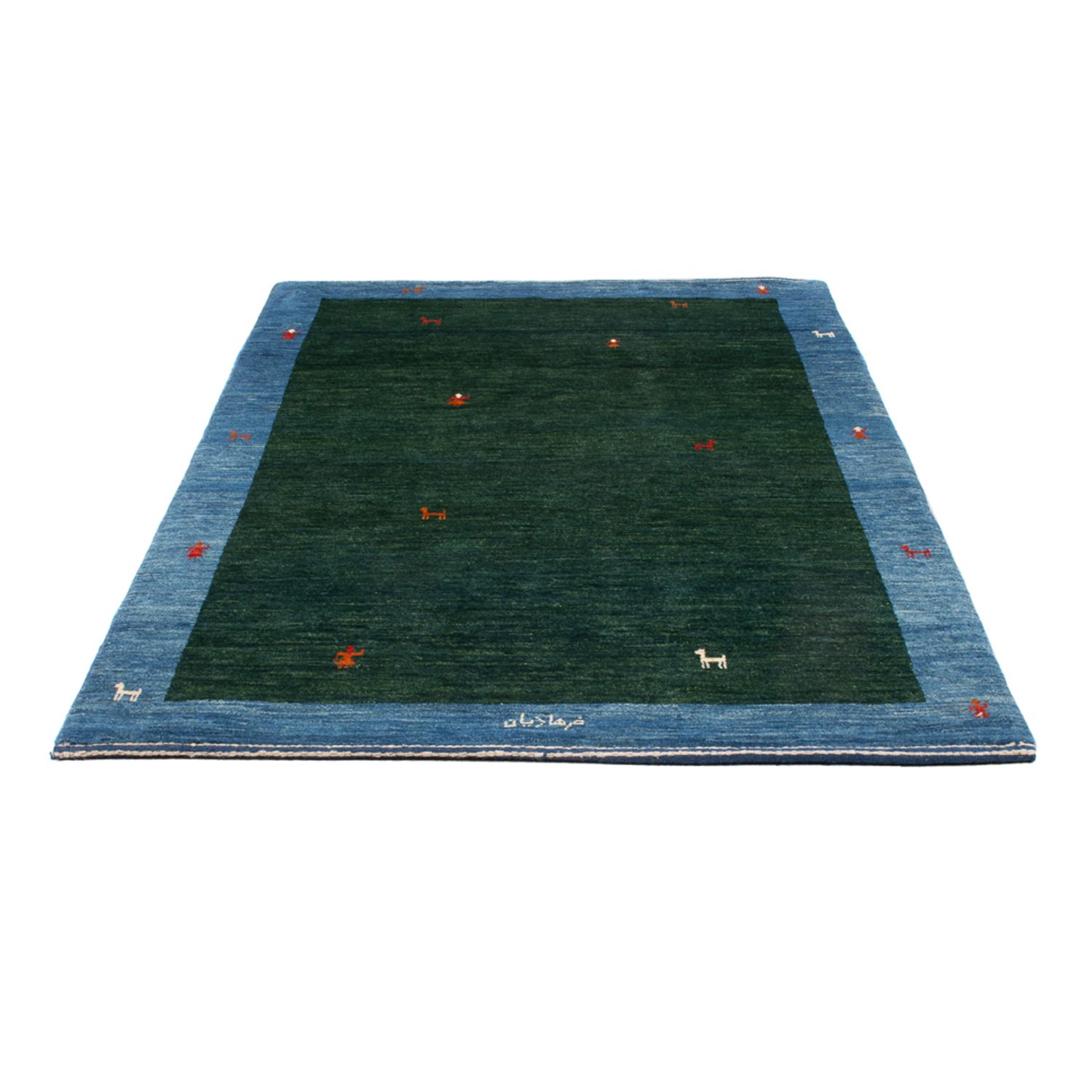 Tapis Gabbeh - Persan - 192 x 124 cm - multicolore