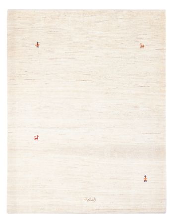 Alfombra Gabbeh - Persa - 167 x 125 cm - blanco