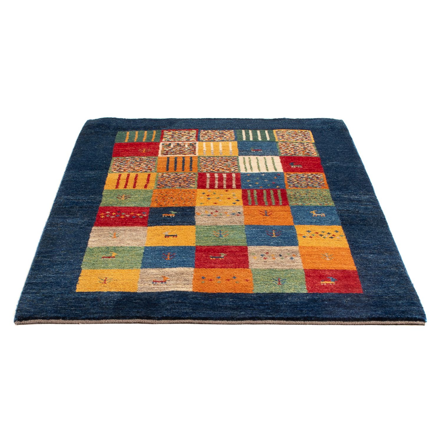 Tapete Gabbeh - Persa - 146 x 101 cm - multicolorido