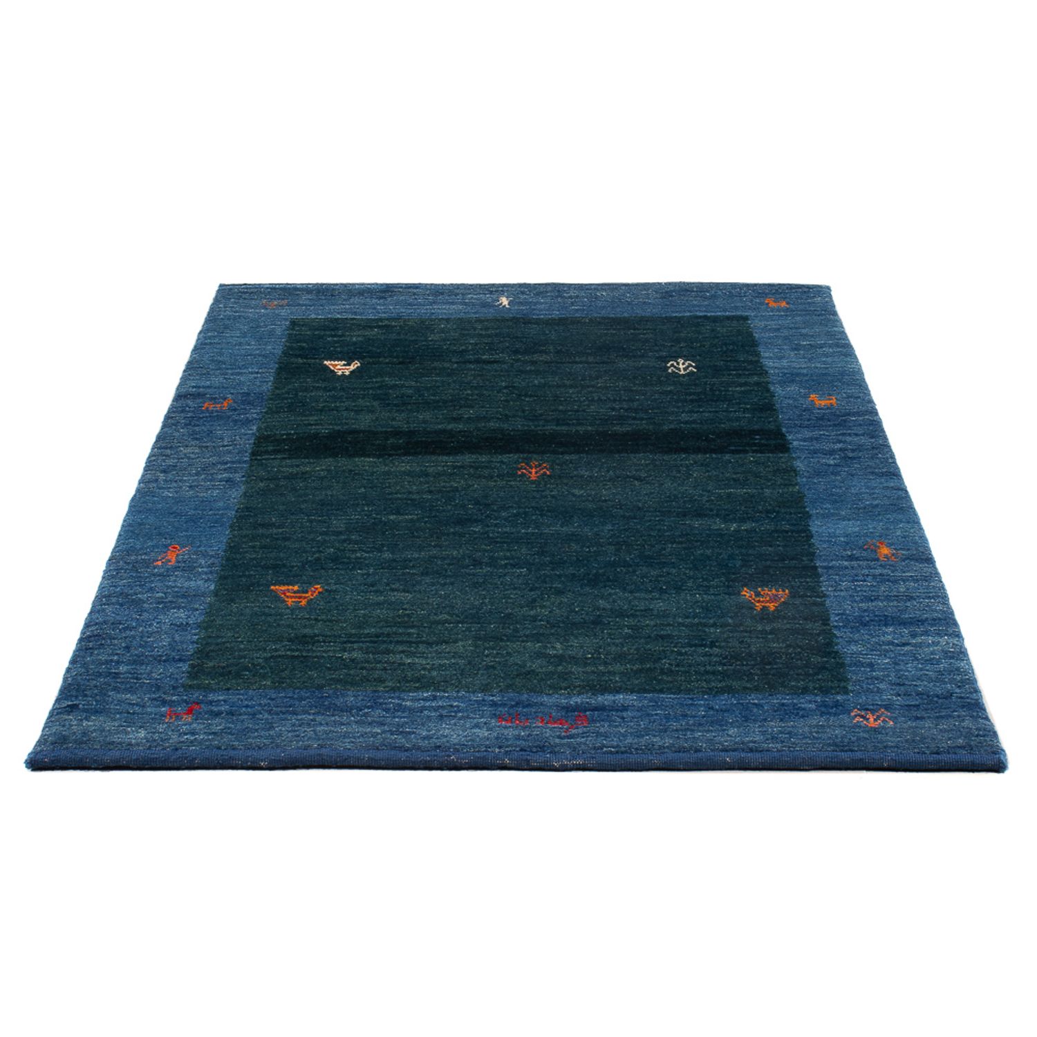 Gabbeh Teppich - Perser - 145 x 101 cm - mehrfarbig