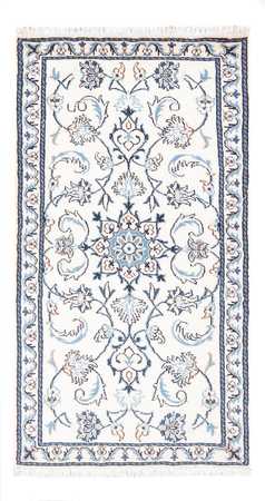 Alfombra persa - Nain - 137 x 70 cm - crema