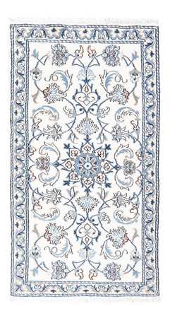 Alfombra persa - Nain - 130 x 68 cm - crema