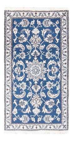 Tapis persan - Nain - 134 x 69 cm - bleu