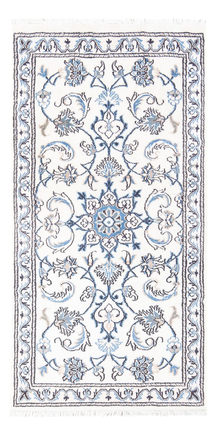 Alfombra persa - Nain - 136 x 69 cm - crema