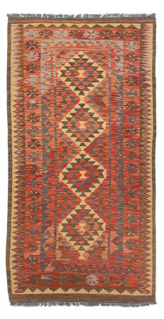 Runner Kelim Rug - Splash - 206 x 98 cm - multicolored