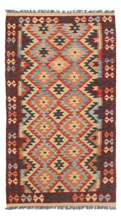 Runner Kelim Rug - Splash - 198 x 104 cm - multicolored