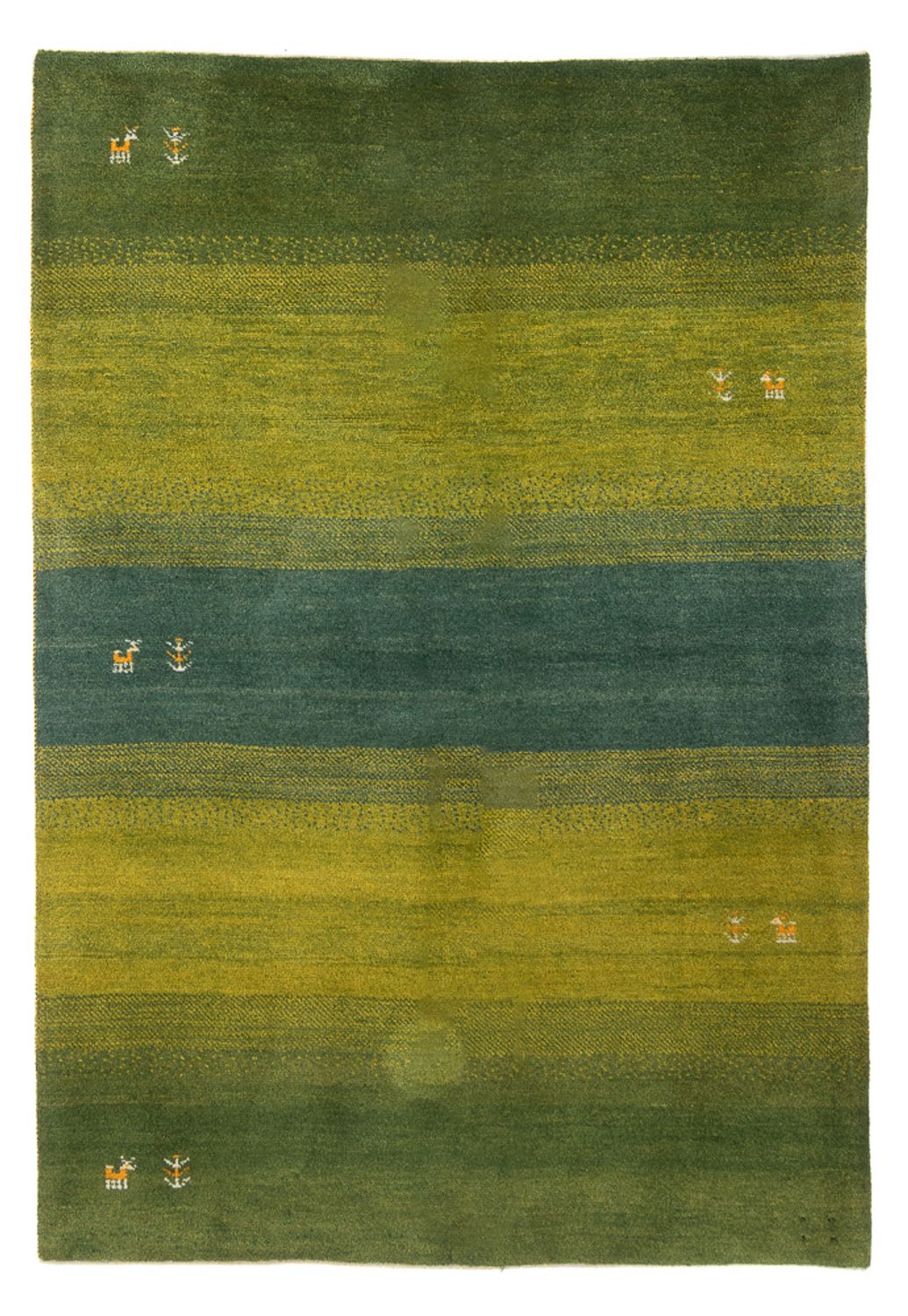 Alfombra Gabbeh - Persa - 201 x 148 cm - verde