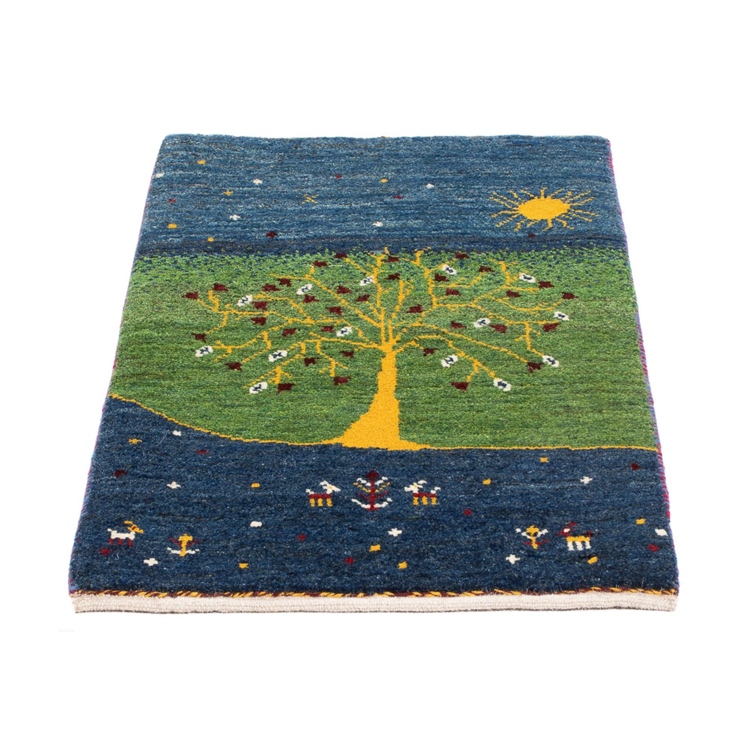 Tappeto Gabbeh - Persero - 83 x 51 cm - multicolore