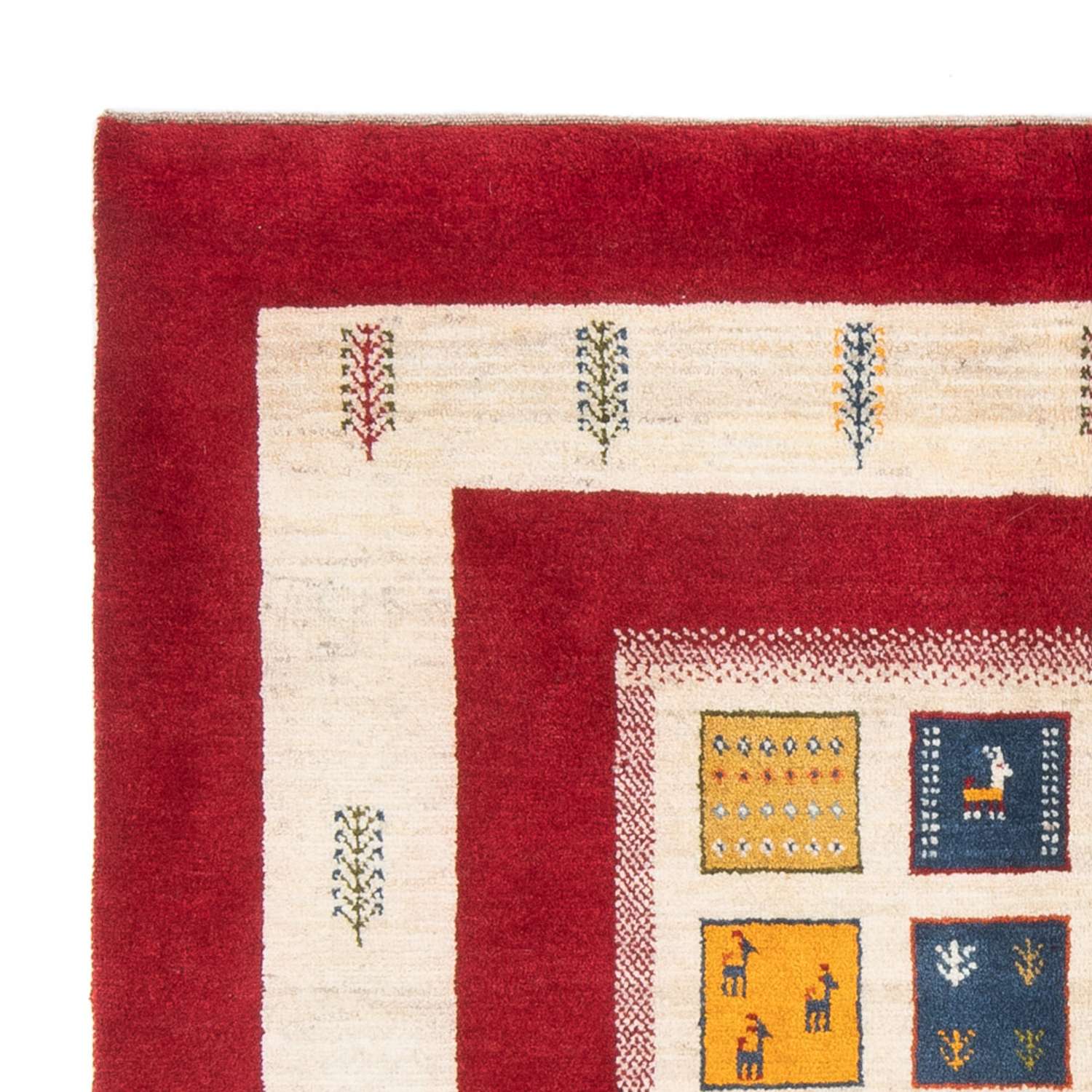 Gabbeh tapijt - Perzisch - 204 x 157 cm - veelkleurig