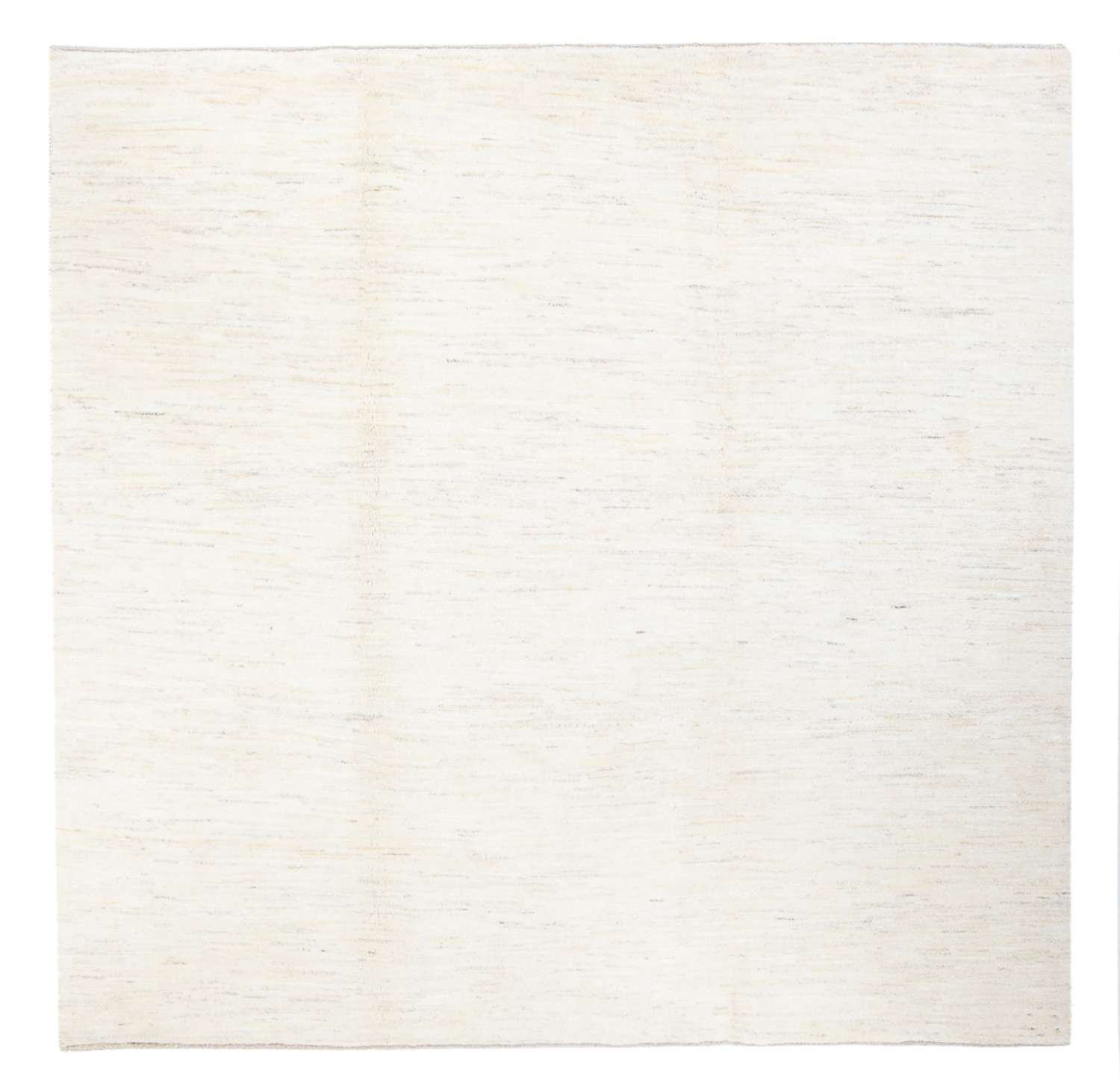 Gabbeh Koberec - Perský čtvercový  - 207 x 207 cm - bílá