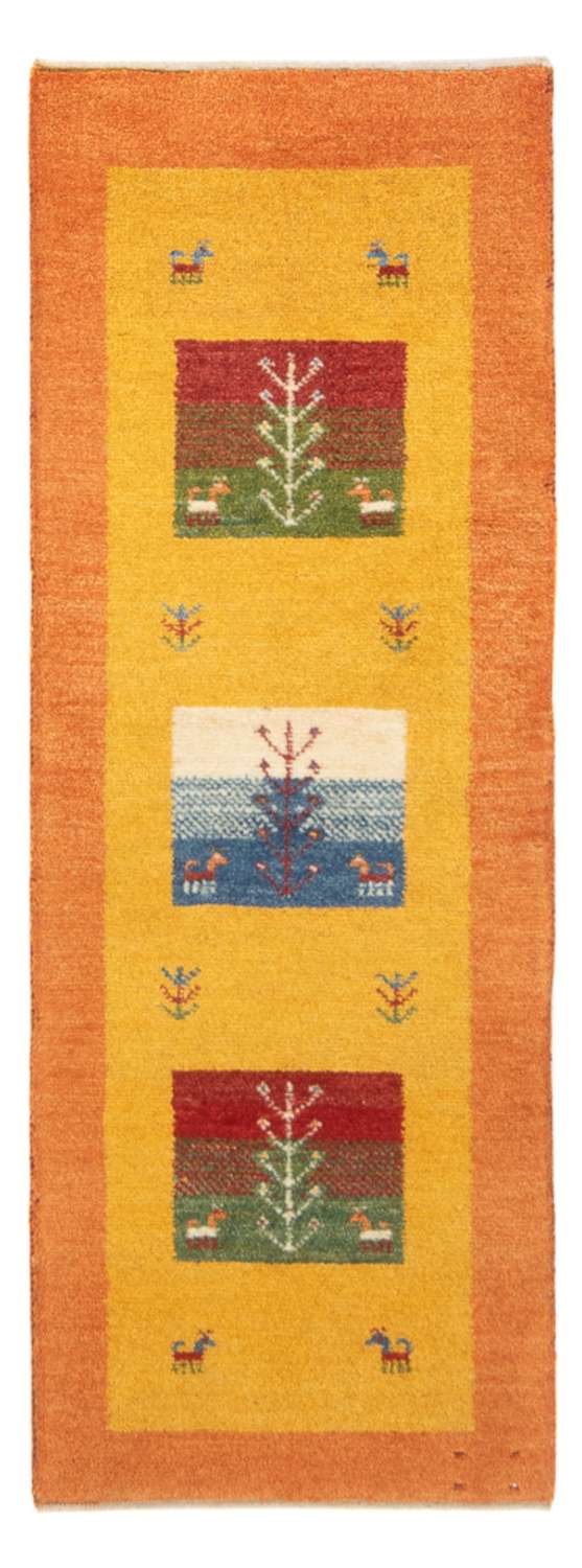 Loper Gabbeh tapijt - Perzisch - 146 x 51 cm - veelkleurig