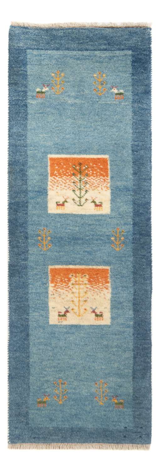 Loper Gabbeh tapijt - Perzisch - 148 x 50 cm - veelkleurig