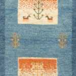 Loper Gabbeh tapijt - Perzisch - 148 x 50 cm - veelkleurig