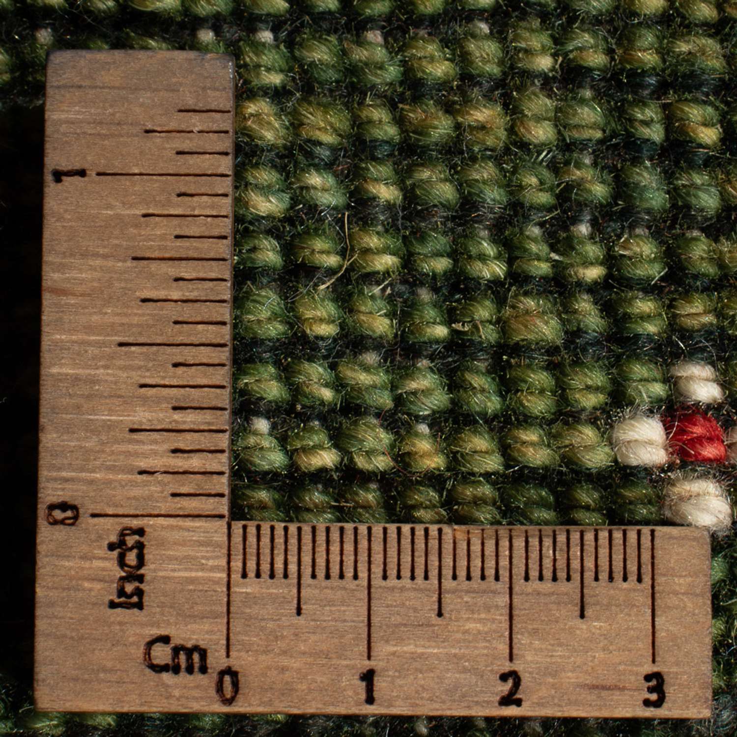 Alfombra de pasillo Alfombra Gabbeh - Persa - 150 x 52 cm - verde