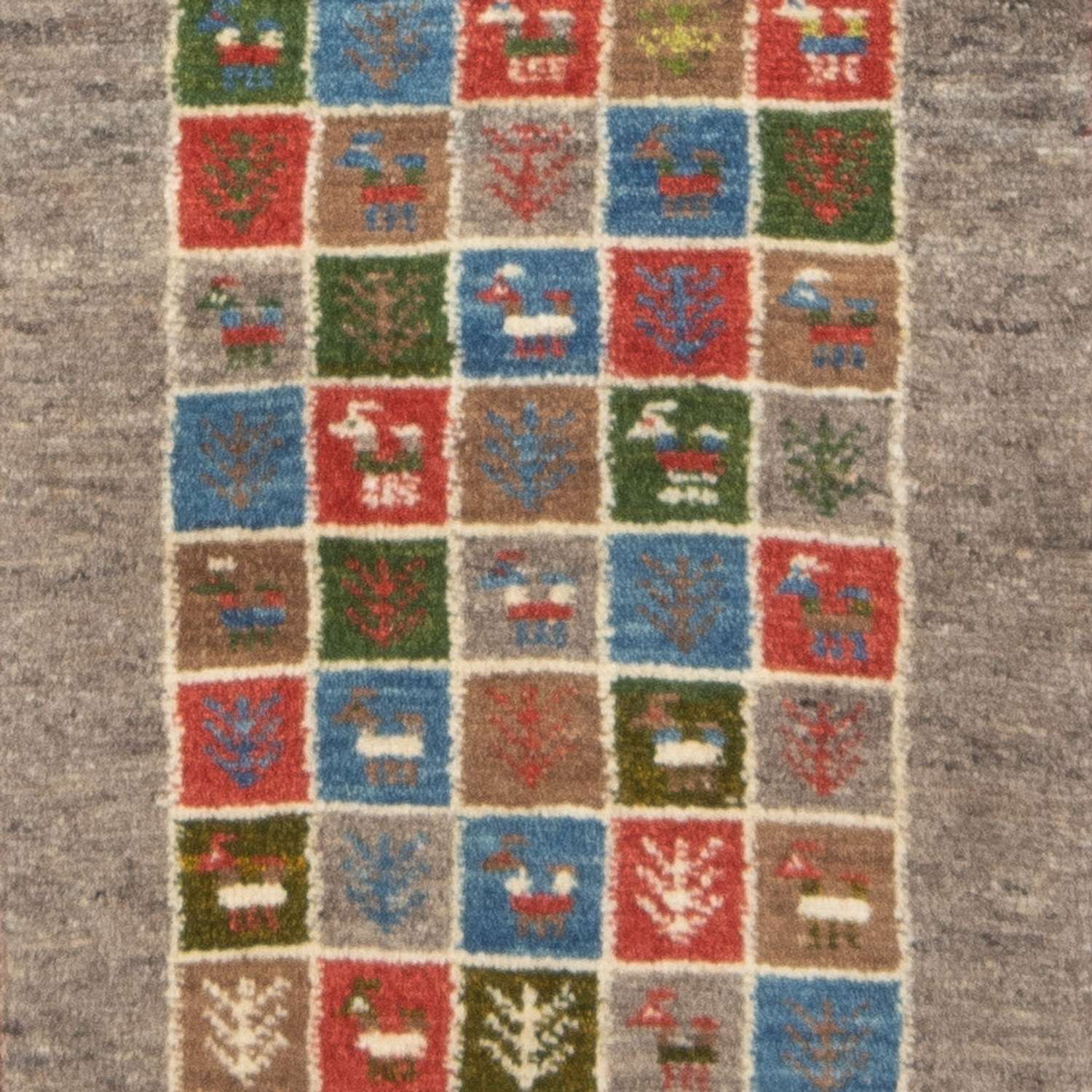 Loper Gabbeh tapijt - Perzisch - 150 x 51 cm - veelkleurig