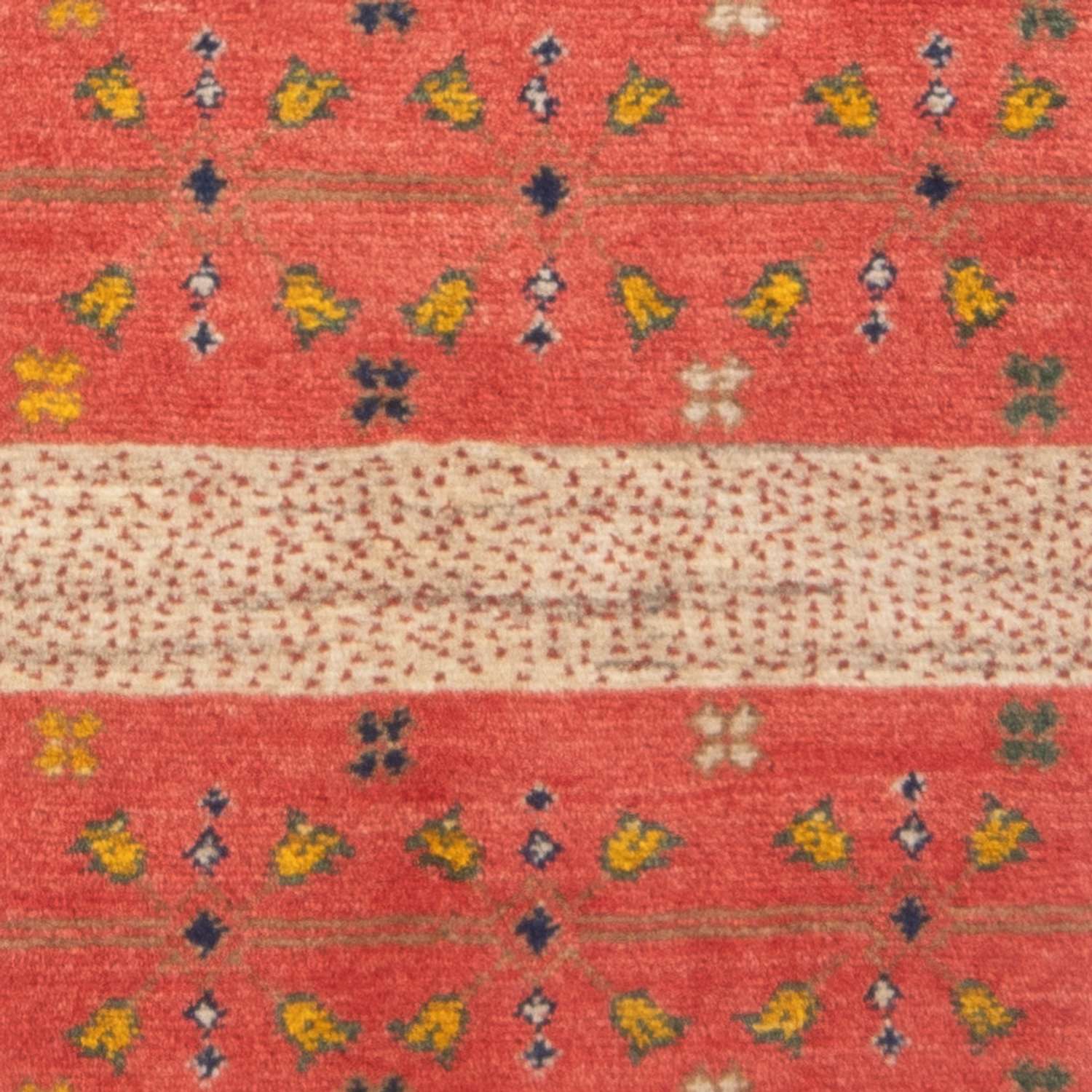 Corredor Tapete Gabbeh - Persa - 143 x 53 cm - multicolorido