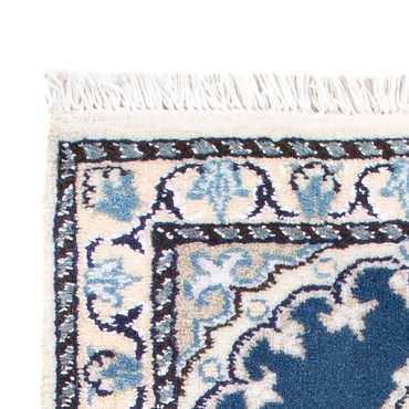 Tapis persan - Nain - 60 x 40 cm - bleu