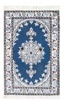 Tapis persan - Nain - 60 x 40 cm - bleu