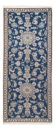 Runner Perser Rug - Nain - 198 x 79 cm - sea blue