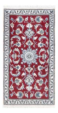 Alfombra persa - Nain - 137 x 72 cm - rojo