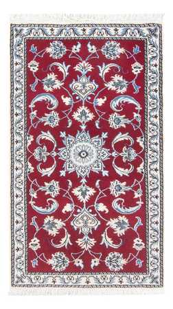 Alfombra persa - Nain - 136 x 69 cm - rojo