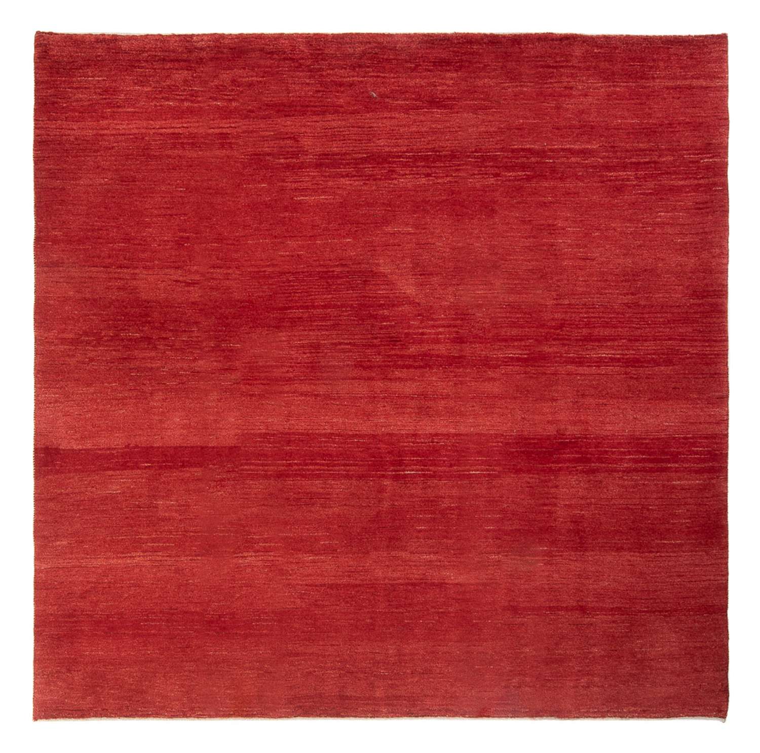 Tapis Gabbeh - Persan carré  - 210 x 210 cm - rouge