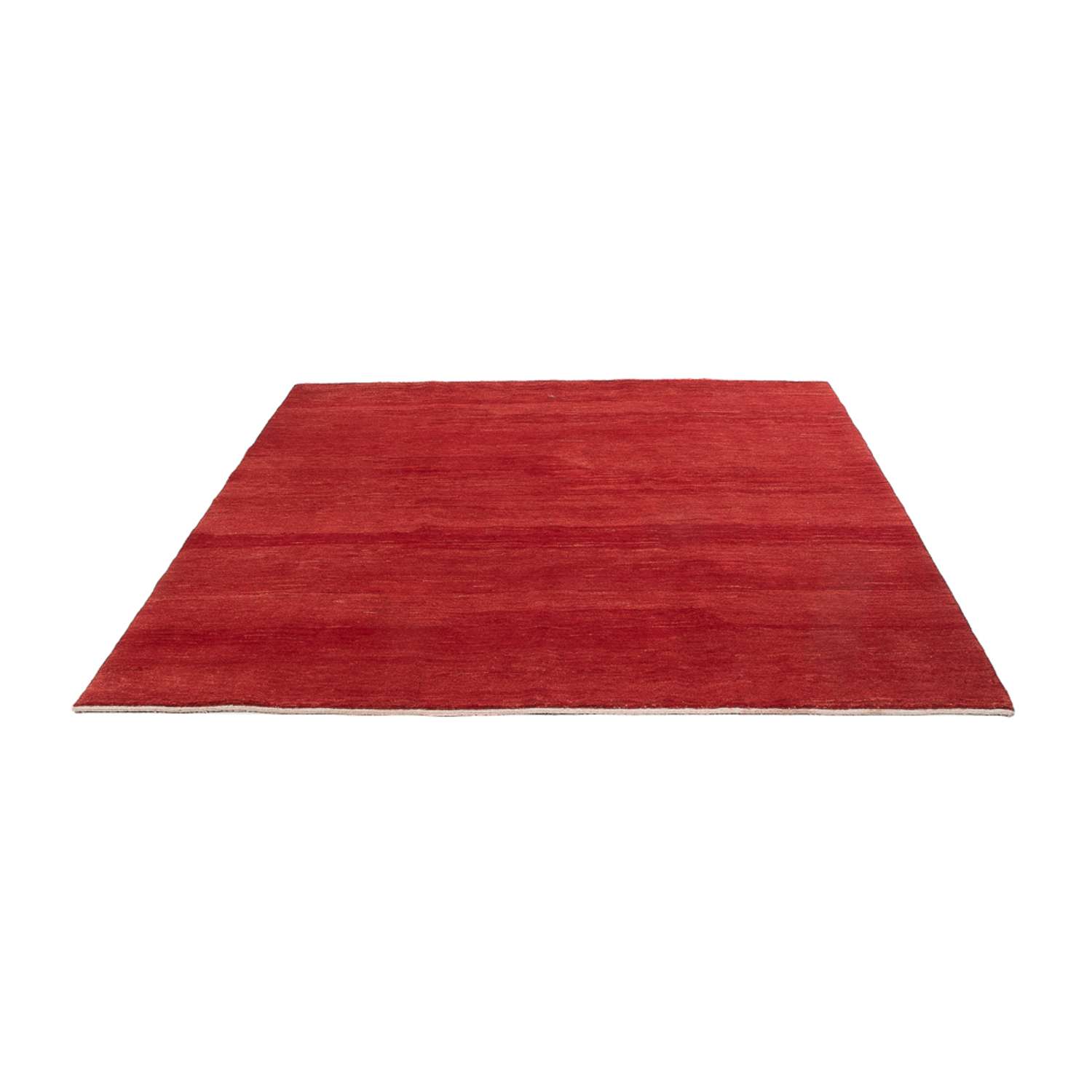 Gabbeh-matta - persisk kvadrat  - 210 x 210 cm - röd