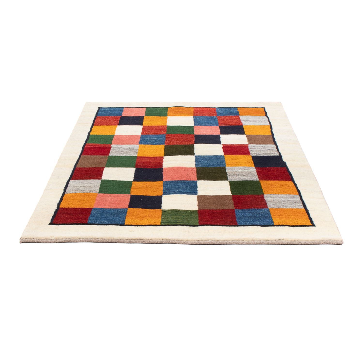 Gabbeh-matta - persisk - 167 x 121 cm - flerfärgad