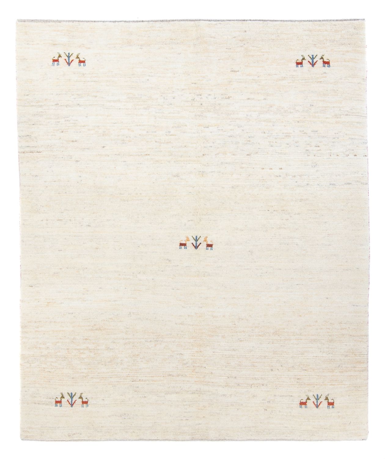 Tappeto Gabbeh - Persero - 195 x 156 cm - bianco