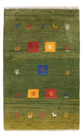 Alfombra Gabbeh - Persa - 87 x 57 cm - verde