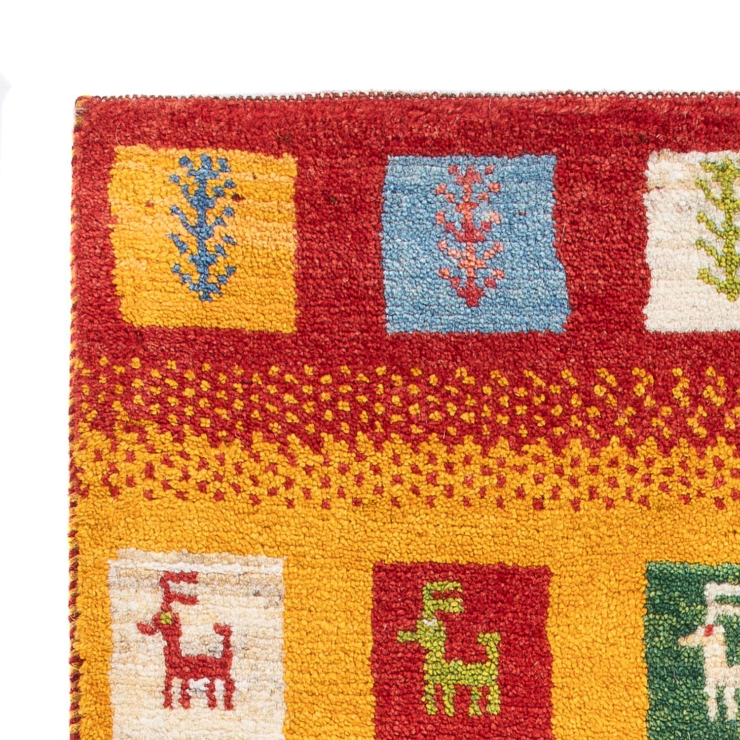 Gabbeh Rug - Perser - 87 x 61 cm - multicolored