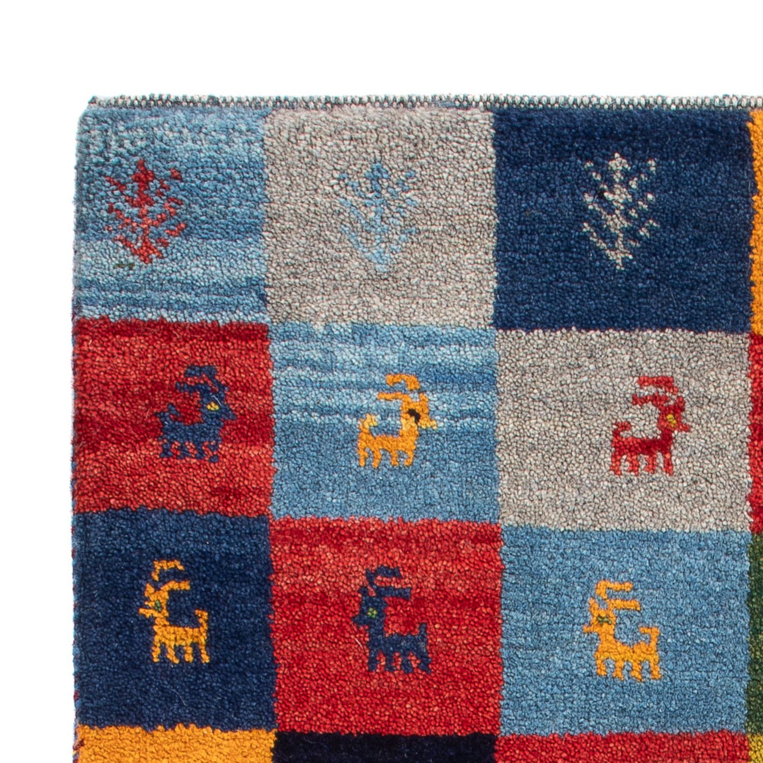 Tapete Gabbeh - Persa - 90 x 63 cm - multicolorido