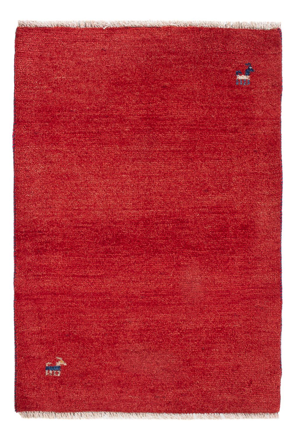 Tapete Gabbeh - Persa - 87 x 62 cm - vermelho