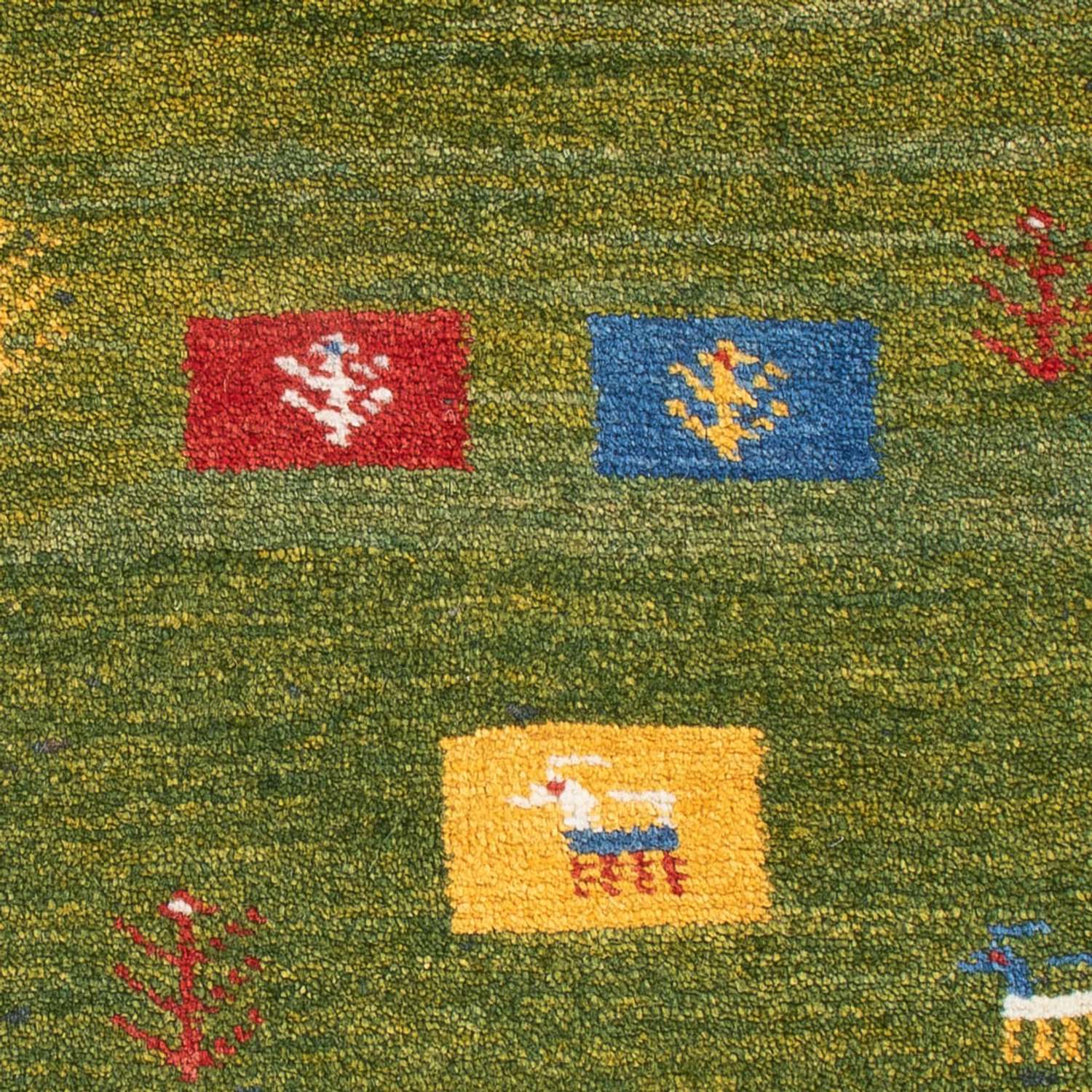 Tapis Gabbeh - Persan - 85 x 55 cm - multicolore