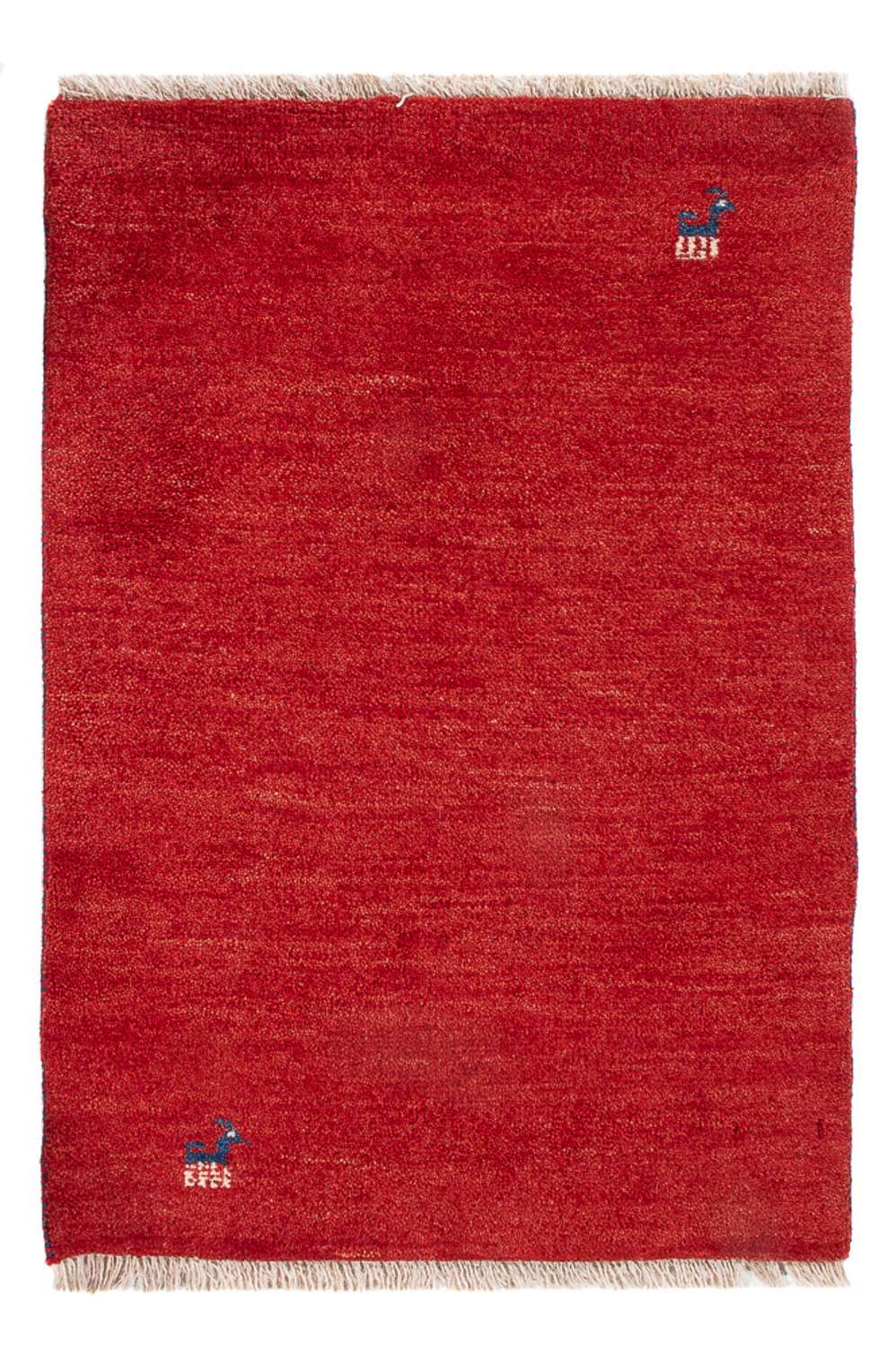Gabbeh-teppe - persisk - 87 x 60 cm - rød