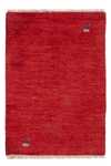 Gabbeh-matta - persisk - 87 x 60 cm - röd
