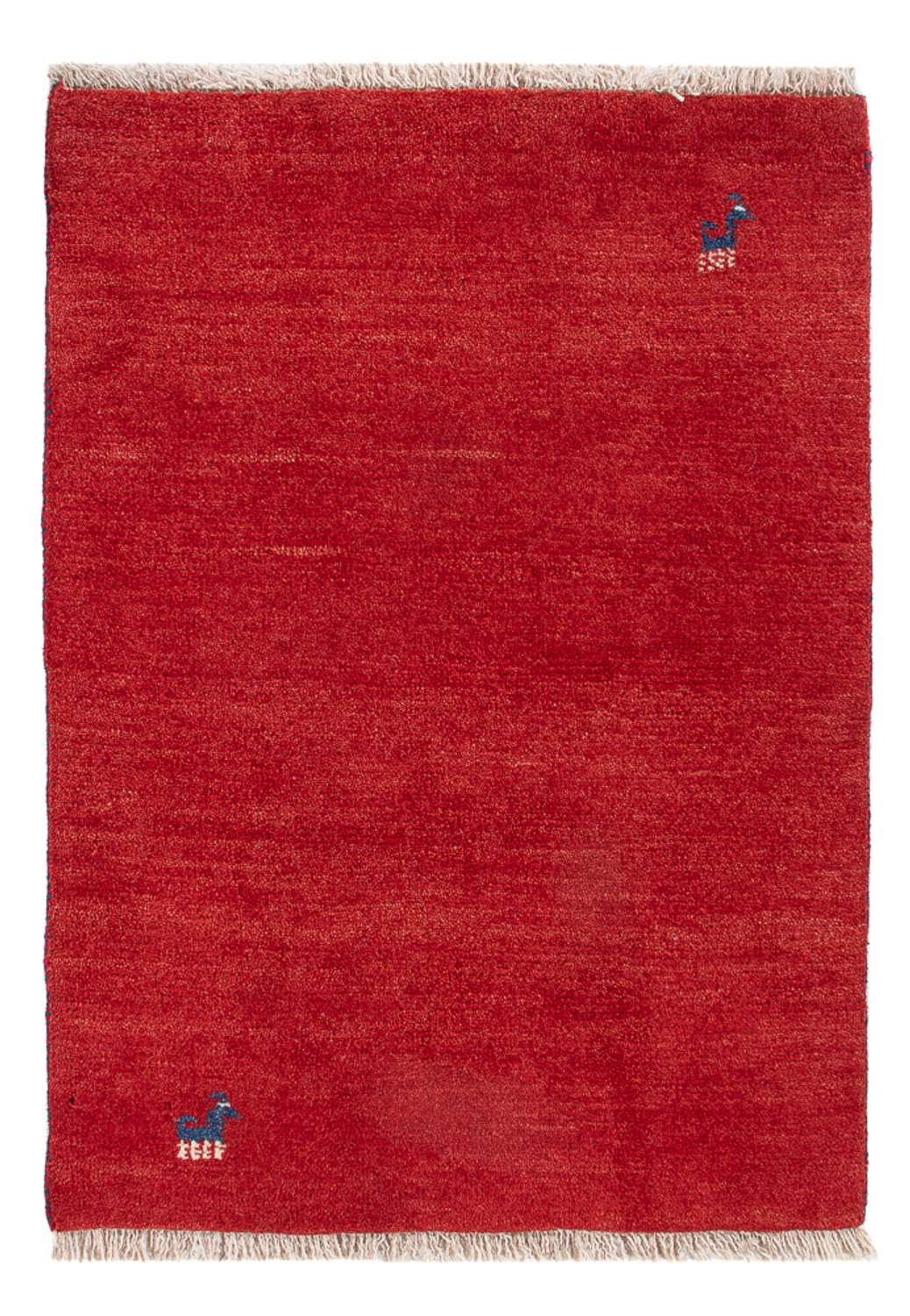 Alfombra Gabbeh - Persa - 84 x 60 cm - rojo