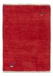 Gabbeh-matta - persisk - 84 x 60 cm - röd