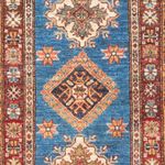 Runner Ziegler Carpet - Kazak - 205 x 63 cm - blå