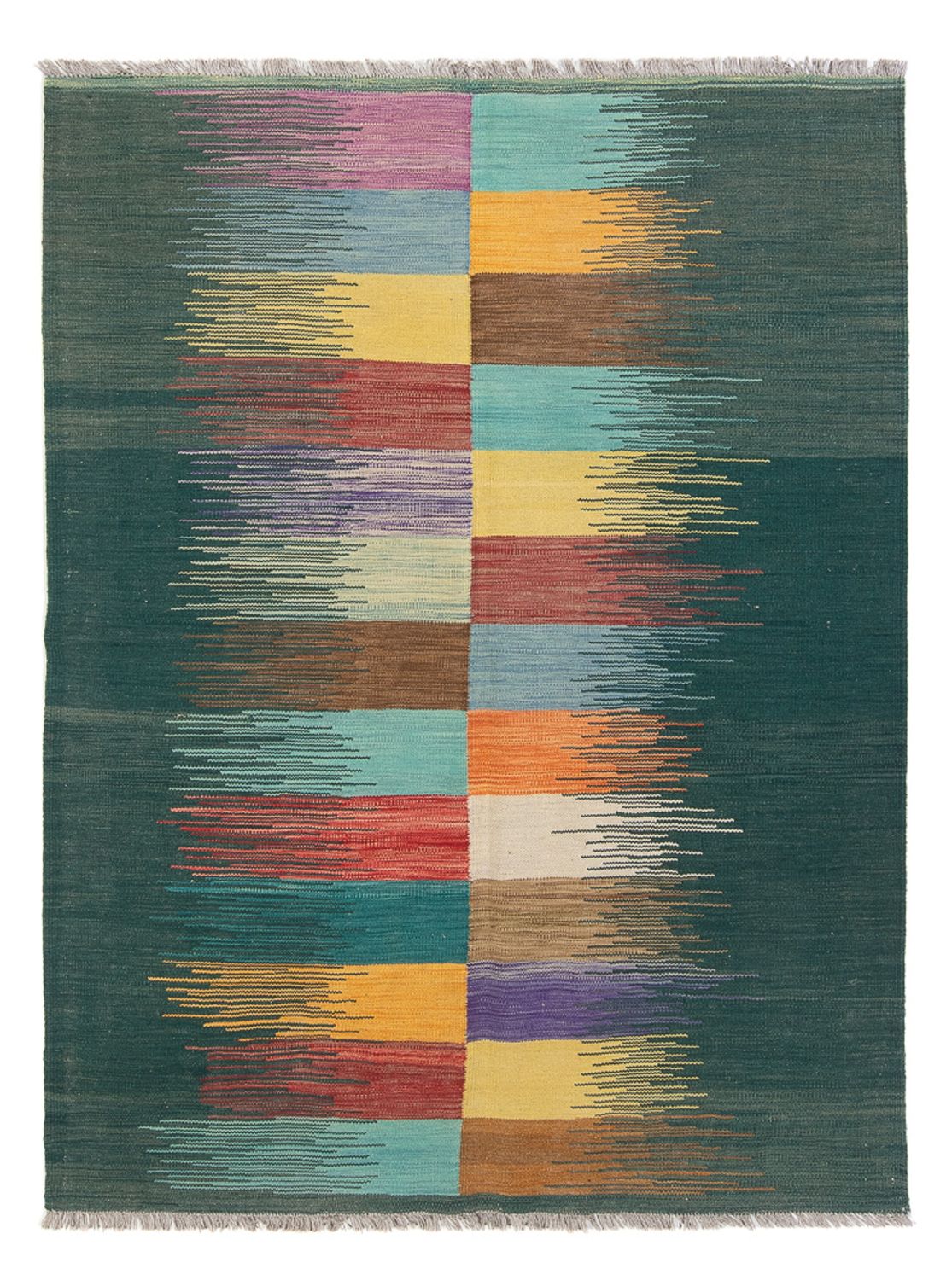 Tapete Kelim - Trendy - 201 x 143 cm - multicolorido