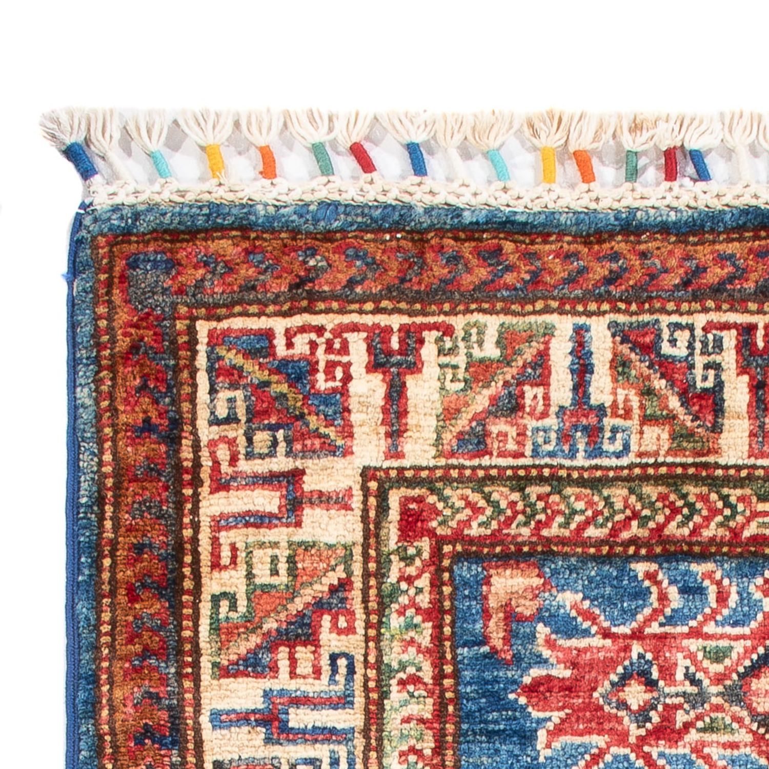 Tapis Ziegler - Kazak - 96 x 59 cm - bleu