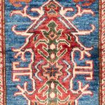 Alfombra Ziegler - Kazak - 96 x 59 cm - azul